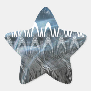Sticker Étoile Impression artistique Abstraite remarquable