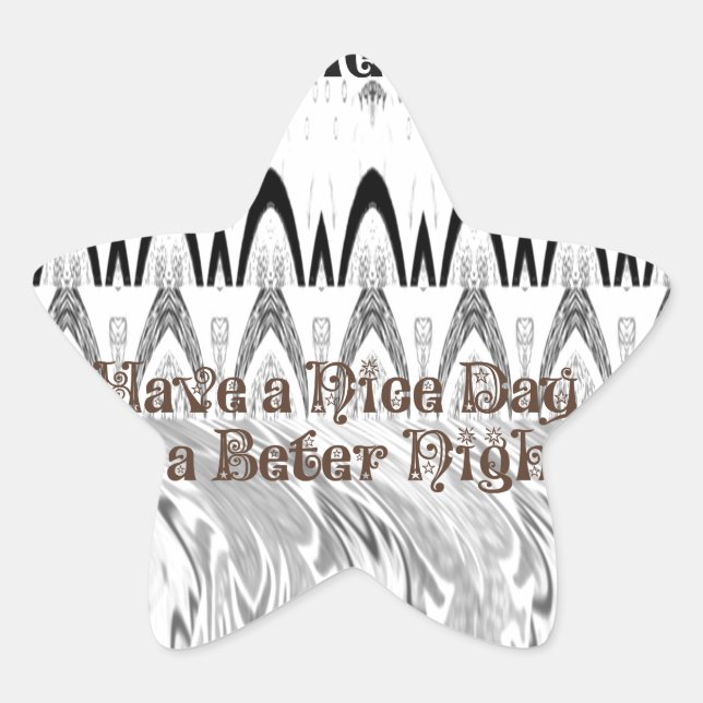 Sticker Étoile Impression d'art de cadeau de fête de fiançailles (Devant)