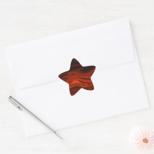 Sticker Étoile Incendie liquide par Shirley Taylor