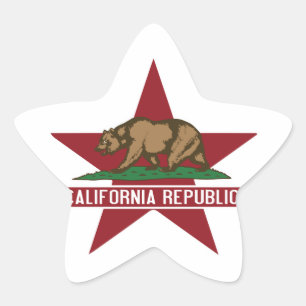 Sticker Étoile Indicateur de la Californie