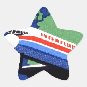 Sticker Étoile INTERFLUG - Compagnie aérienne nationale de DDR, A