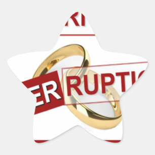 Sticker Étoile Interruption Glorieuse : Un début en or