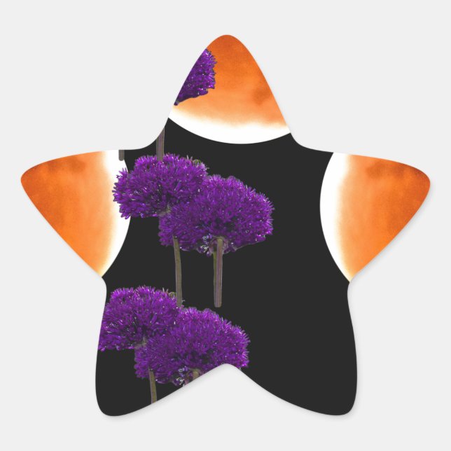 Sticker Étoile Intrusion violette (Devant)