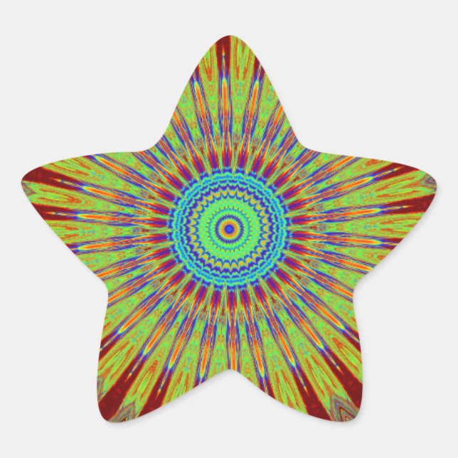 Sticker Étoile Iran tapis Africain ethnie tribale motif.jpg (Devant)