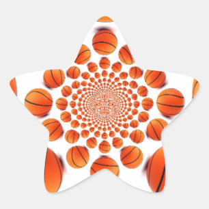 Sticker Étoile Jeu de basket-ball des champions : Court Vision Ka