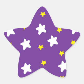 Sticker Étoile Joyeuses Étoiles violettes
