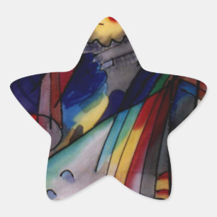 Sticker Étoile Kandinsky 1913 Peinture Abstraite