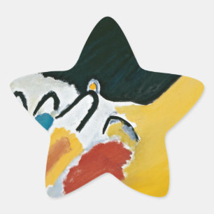 Sticker Étoile Kandinsky Impression III Concert Peinture Abstrait