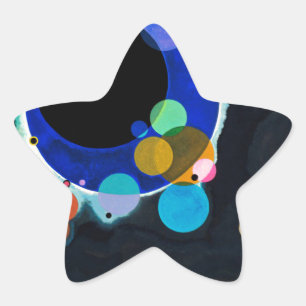 Sticker Étoile Kandinsky Plusieurs cercles Abstraits