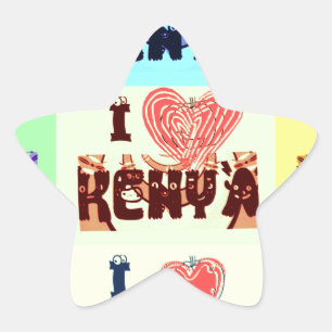 Sticker Étoile Kenya Travel Souvenir Pop