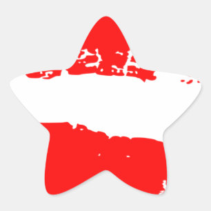 Sticker Étoile Kiss Lips Red Lipstick Losion Passion Valentine