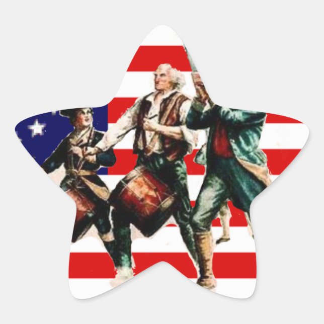 Sticker Étoile la marche pour la liberté ne s'arrête jamais (Devant)