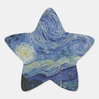 Sticker Étoile La Nuit étoilée de Van Gogh