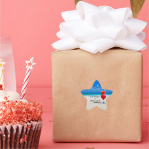 Sticker Étoile La vie commence à la retraite,