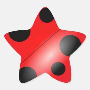 Sticker Étoile Ladybug - Ladybird