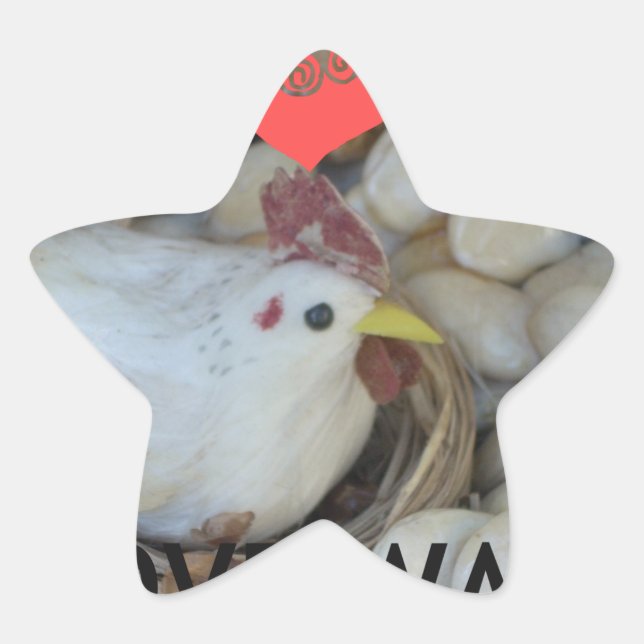 Sticker Étoile L'amour était dans l'air (Devant)