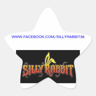 Sticker Étoile Lapin idiot