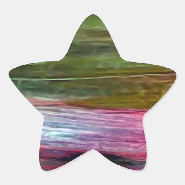 Sticker Étoile L'art accidentel (Devant)