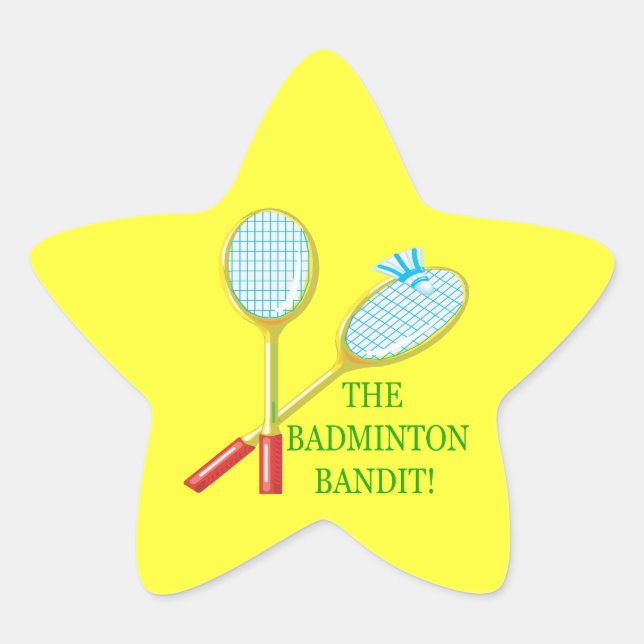 Sticker Étoile Le Badminton Bandit (Devant)