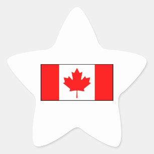 Sticker Étoile Le Canada - drapeau canadien