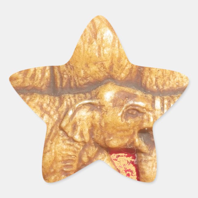 Sticker Étoile Le coeur du troupeau : Portrait de famille des élé (Devant)