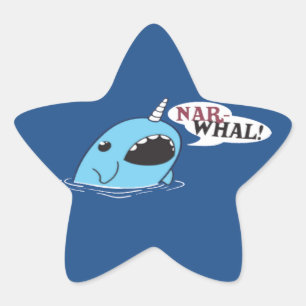 Sticker Étoile Le Loud Narwhal