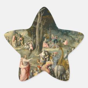 Sticker Étoile Le rassemblement de Manna - Francesco Bacchiacca