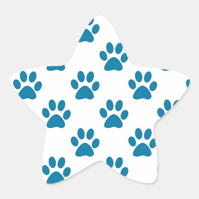 Sticker Étoile Les Bleus Paw (Devant)