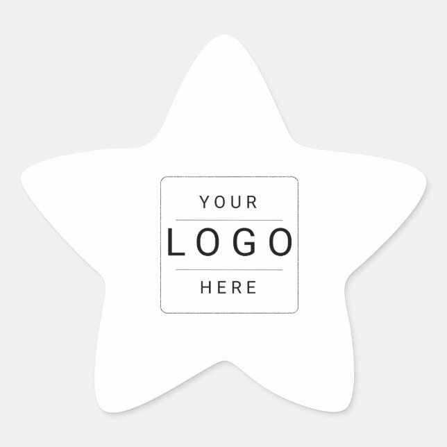 Sticker Étoile Logo personnalisé (Devant)