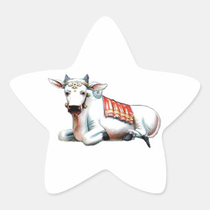 Sticker Étoile Love Cow