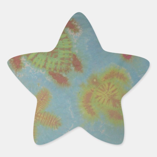 Sticker Étoile Love Sea Creatures Phat Dyes Tie Dyes (Devant)