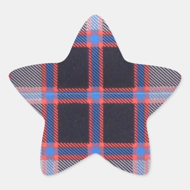 STICKER ÉTOILE MACPHERSON CHASSE TARTAN (Devant)