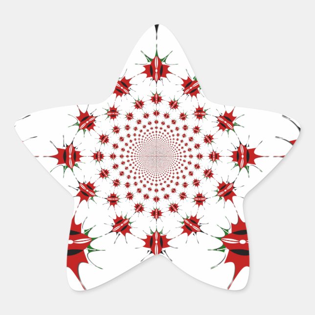Sticker Étoile Magic Kenya : Kaleidoscope 🇰 identité culturelle  (Devant)