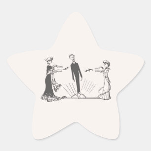 Sticker Étoile Magnétisme animal -