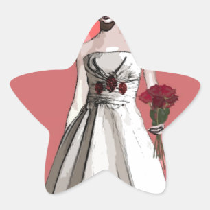 Sticker Étoile Mariée