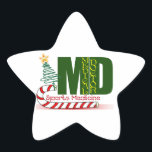 STICKER ÉTOILE MD SPORTS MÉDECINE CHRISTMAS DOCTEUR MÉDICALE<br><div class="desc">MD SPORTS MÉDECINE NOËL MÉDECIN MÉDICALE MERRY CHRISTMAS MD - MÉDECIN MÉDICALE - SUCRES DE CANNE ET NOËL ARBRE La médecine sportive est une branche de la médecine qui traite de la condition physique,  du traitement et de la prévention des blessures liées au sport et à l'exercice</div>