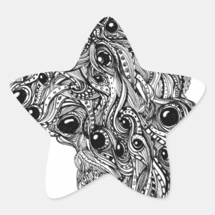 Sticker Étoile Mega Doodle