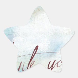 Sticker Étoile merci