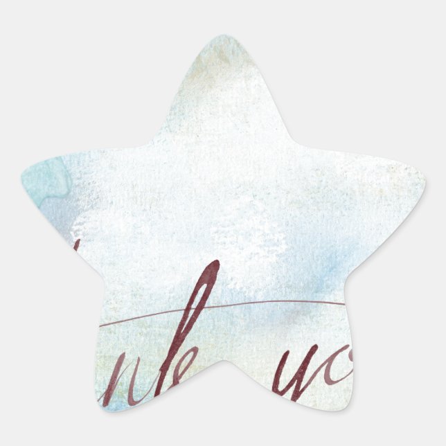 Sticker Étoile merci (Devant)