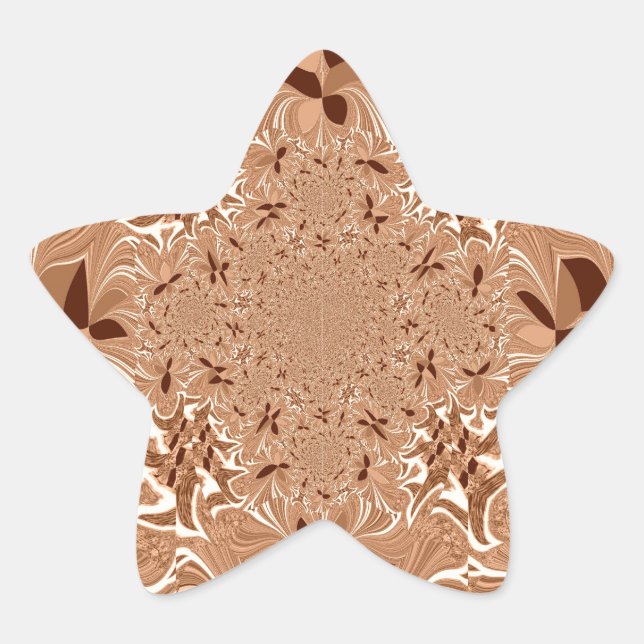 Sticker Étoile Mes couleurs de café du matin (Devant)