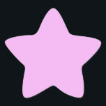 Sticker Étoile Monet Pinkish-Purple couleur unie<br><div class="desc">Water Lilies,  1919 célèbre peinture de Claude Monet,  avec couleur coordonnée couleurs solides rose-violet et bleu Monet,  prêt à se mélanger et à se marier.</div>