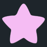Sticker Étoile Monet Pinkish-Purple couleur unie<br><div class="desc">Water Lilies,  1919 célèbre peinture de Claude Monet,  avec couleur coordonnée couleurs solides rose-violet et bleu Monet,  prêt à se mélanger et à se marier.</div>