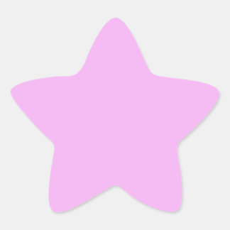 Sticker Étoile Monet Pinkish-Purple couleur unie