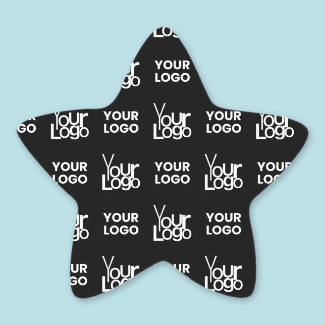Sticker Étoile Motif répétitif de deux logos ou images (Créateur téléchargé)