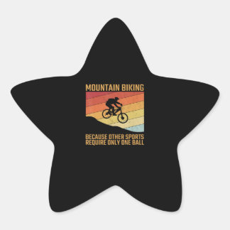 Sticker Étoile mountainbiking