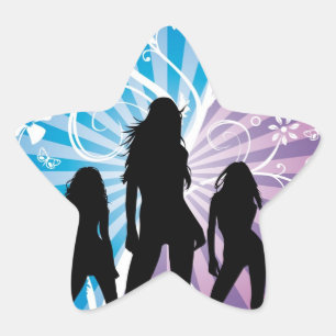 Sticker Étoile Nuit des dames