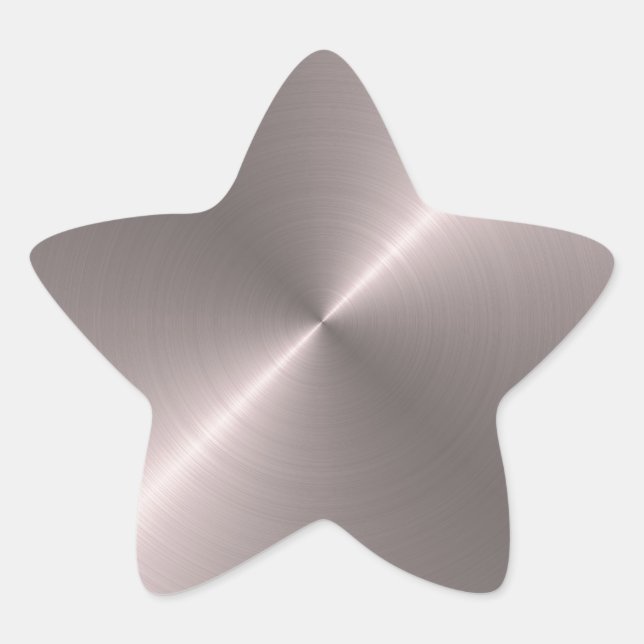 Sticker Étoile Or rose (Devant)