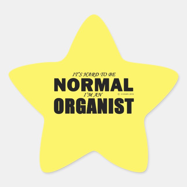 Sticker étoile Organist Normal (Devant)
