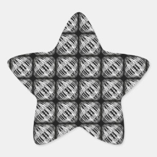 Sticker Étoile Page des clés de piano