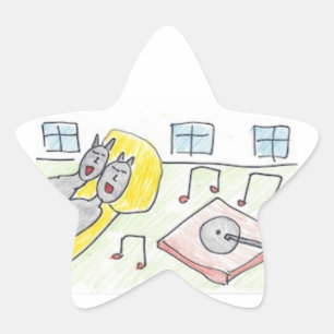 Sticker Étoile Patty l'autocollant d'étoile d'histoires pour